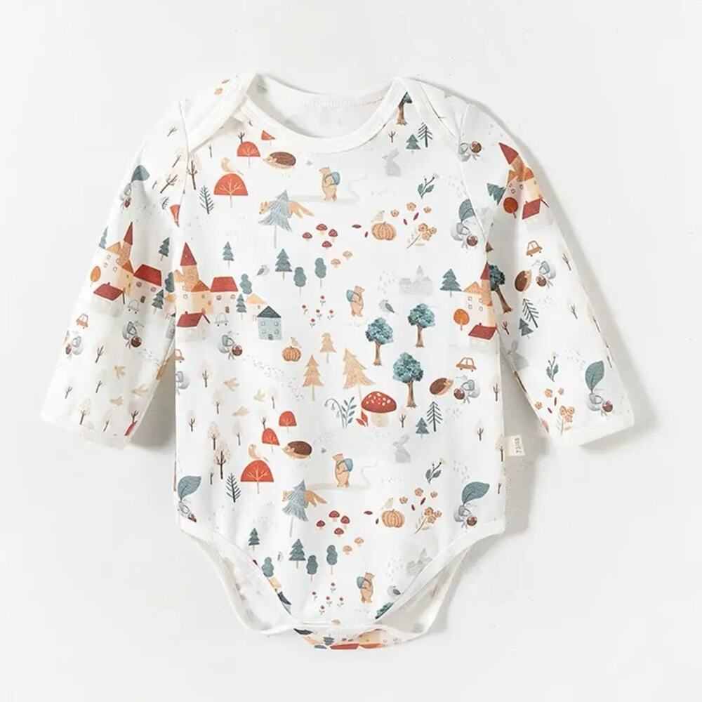 New baby long sleeved romper with bears 3-6 months